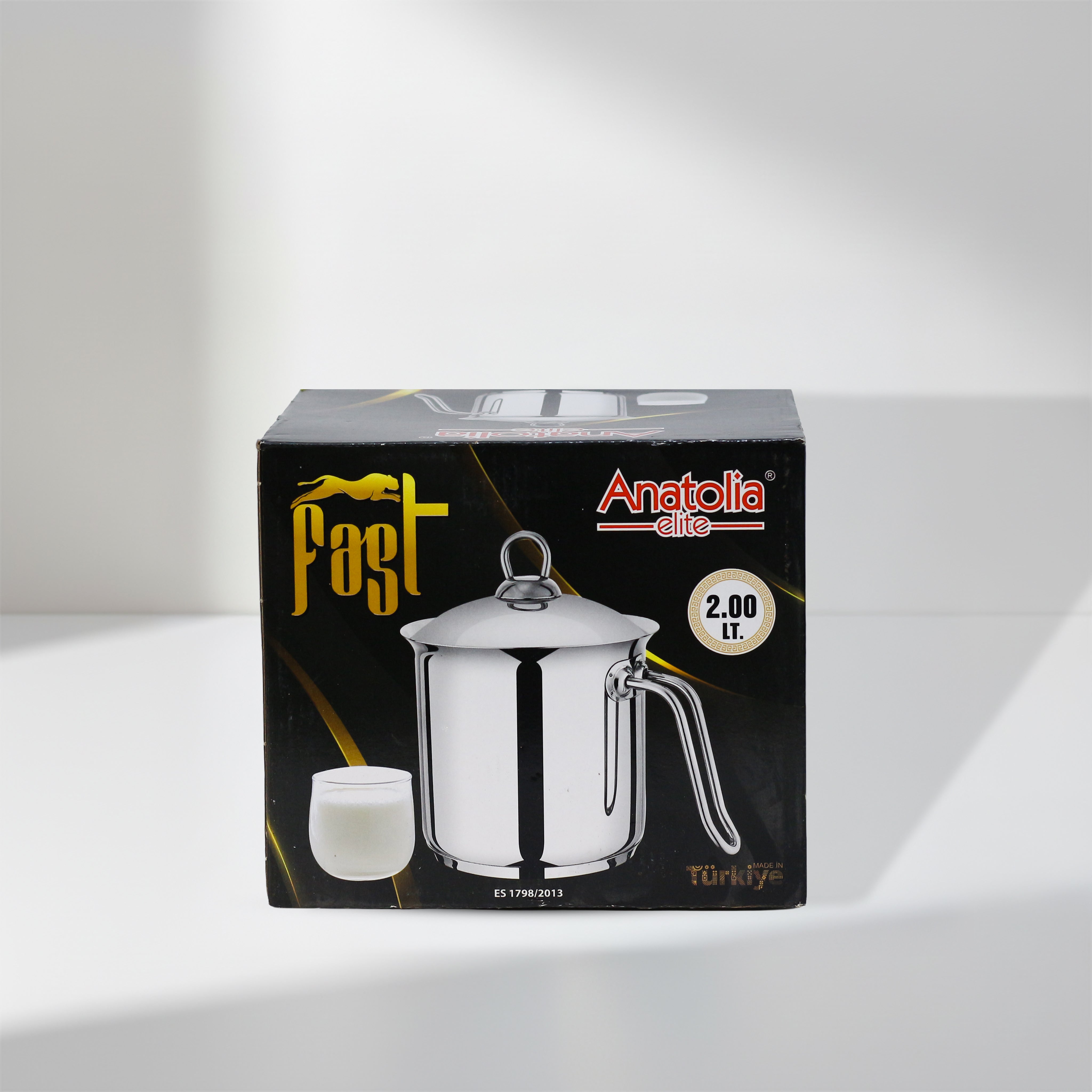 Fast Anatolia Elite Stainless Steel Milk Pot – 2.0 Liter