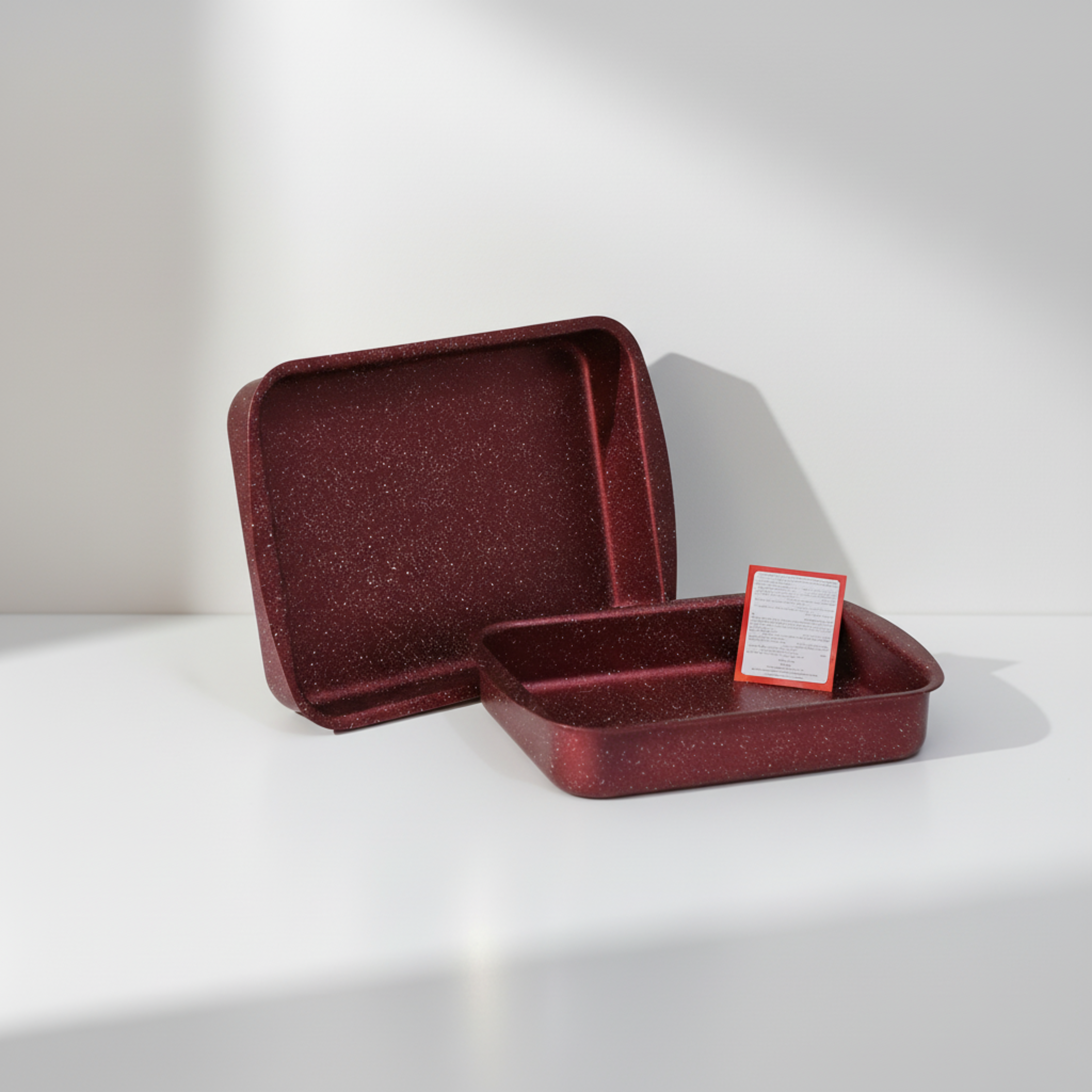 Aktif Fancy 2-Piece Rectangular Tray Set (30 cm & 35 cm)