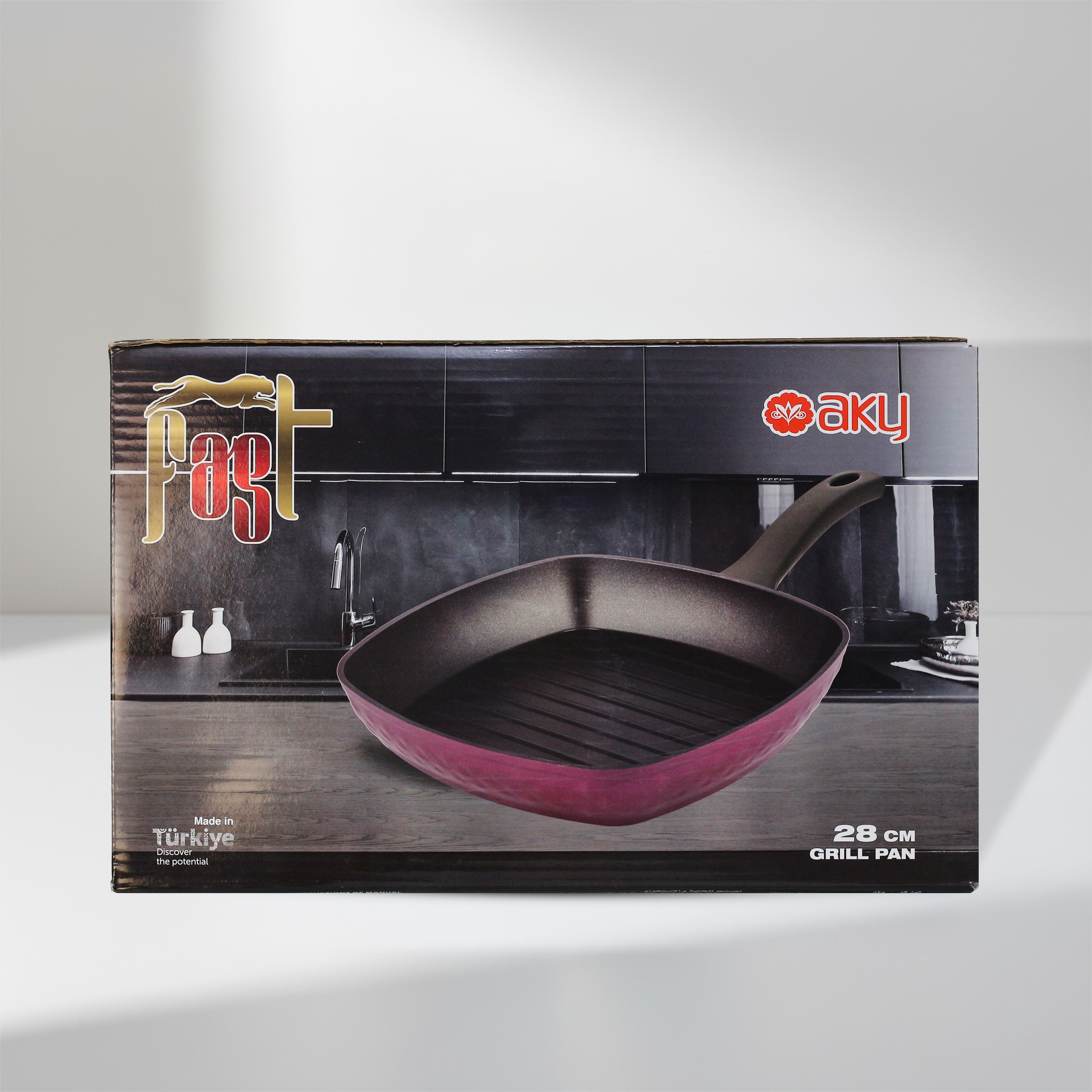 Fast by Aktef 28 cm Non-Stick Grill Pan