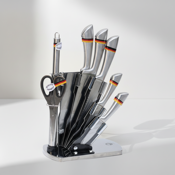 Arshia 8-Piece Knife Set with Stand (Model K270-1339)