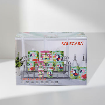 SOLECASA – 11 PCS Kitchen Canister Set