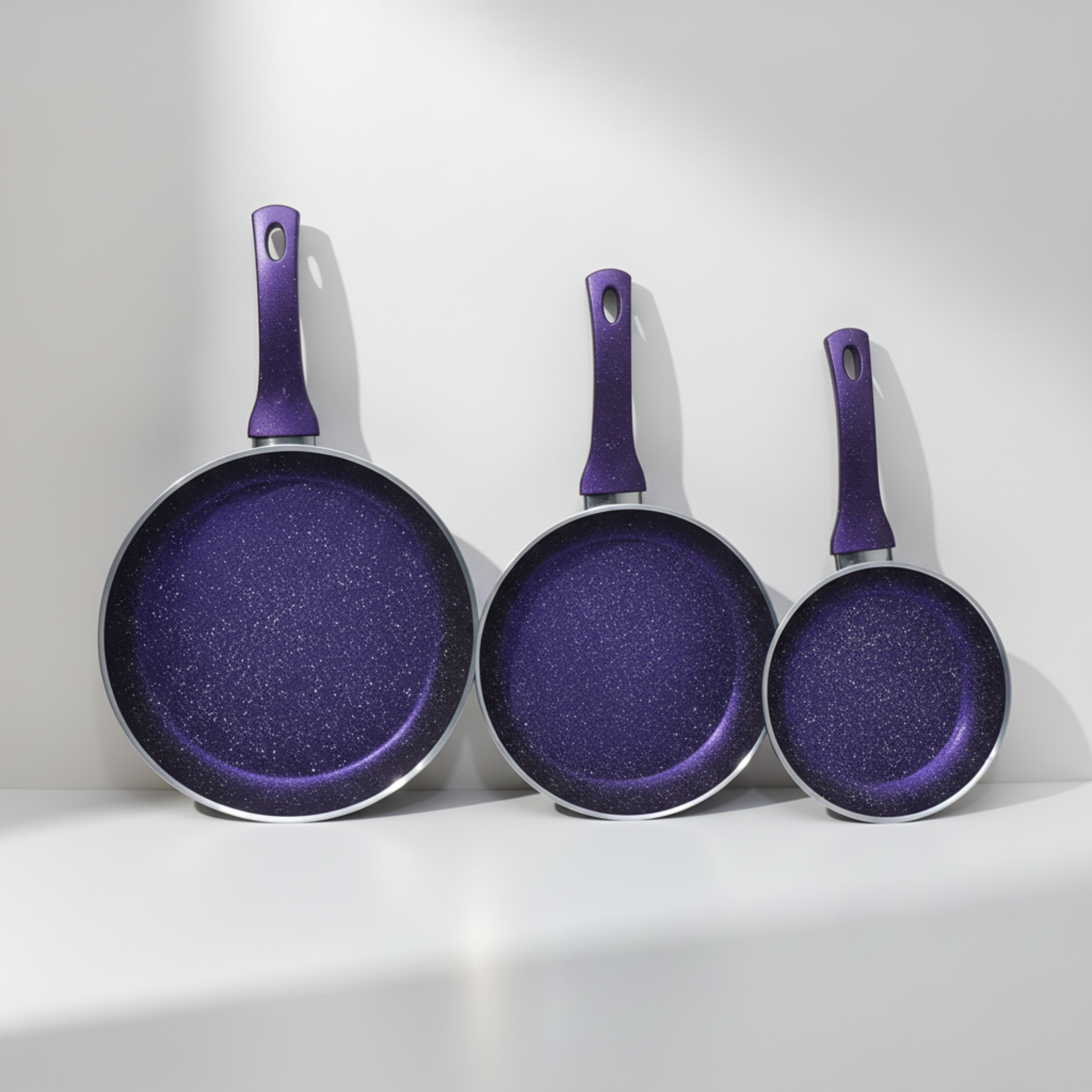 Fast by Aktef 3-Piece Non-Stick Frying Pan Set