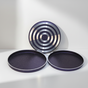Bonetti 3-Piece Non-Stick Pizza Tray Set