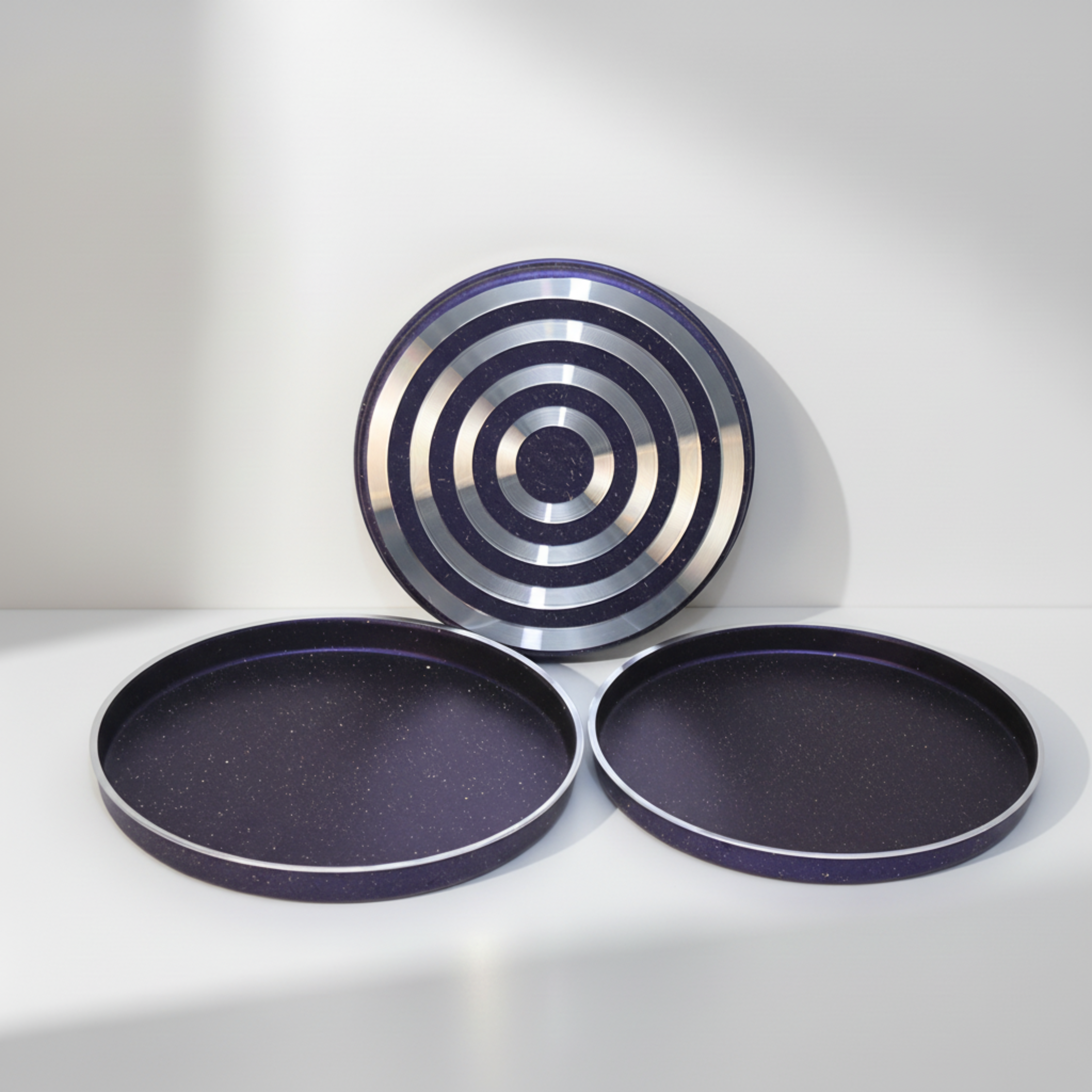 Bonetti 3-Piece Non-Stick Pizza Tray Set